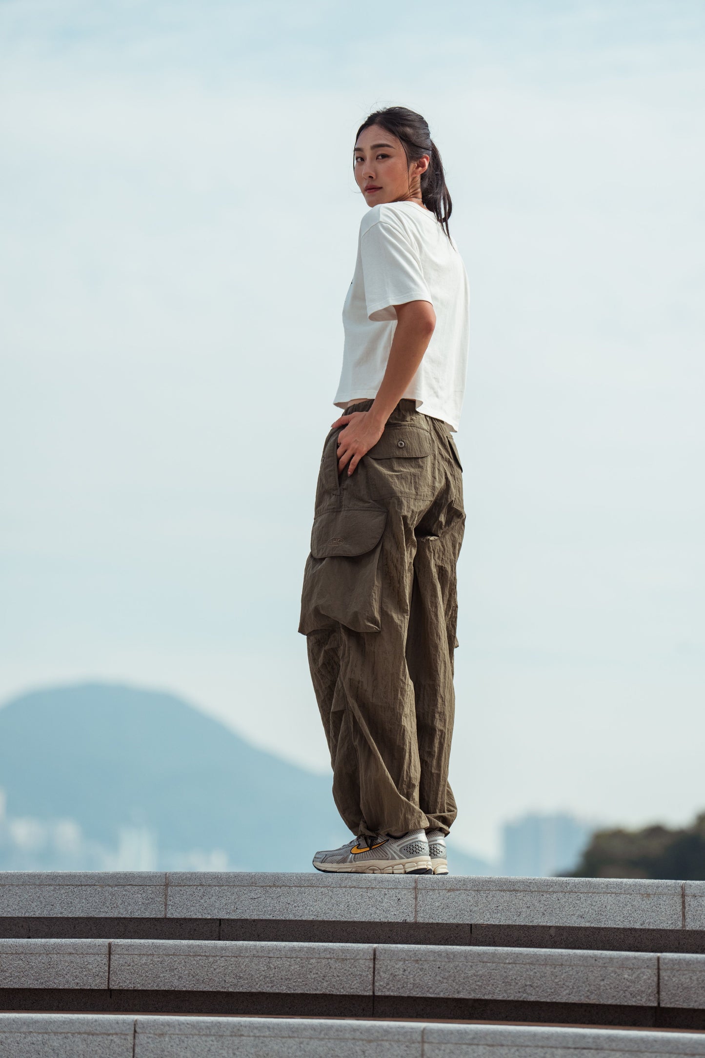 Aim Higher Club Nylon Wide Cargo/ Olive