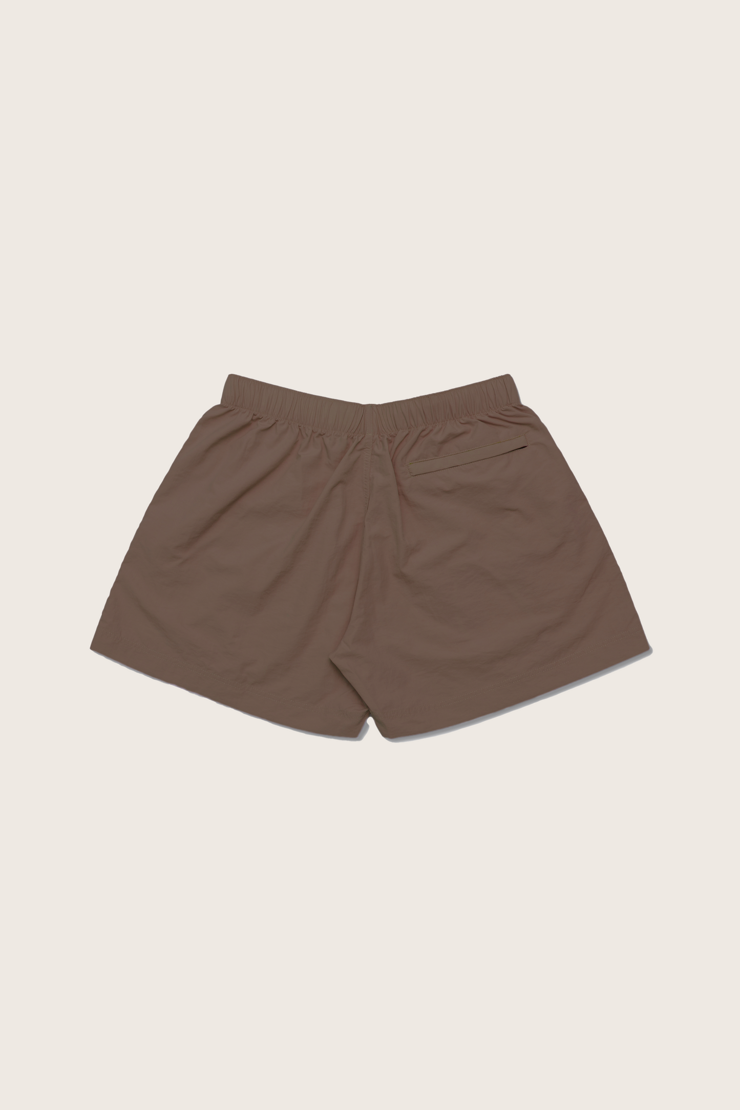 Aim Higher Club Women Oval Logo Nylon Shorts/ Brown