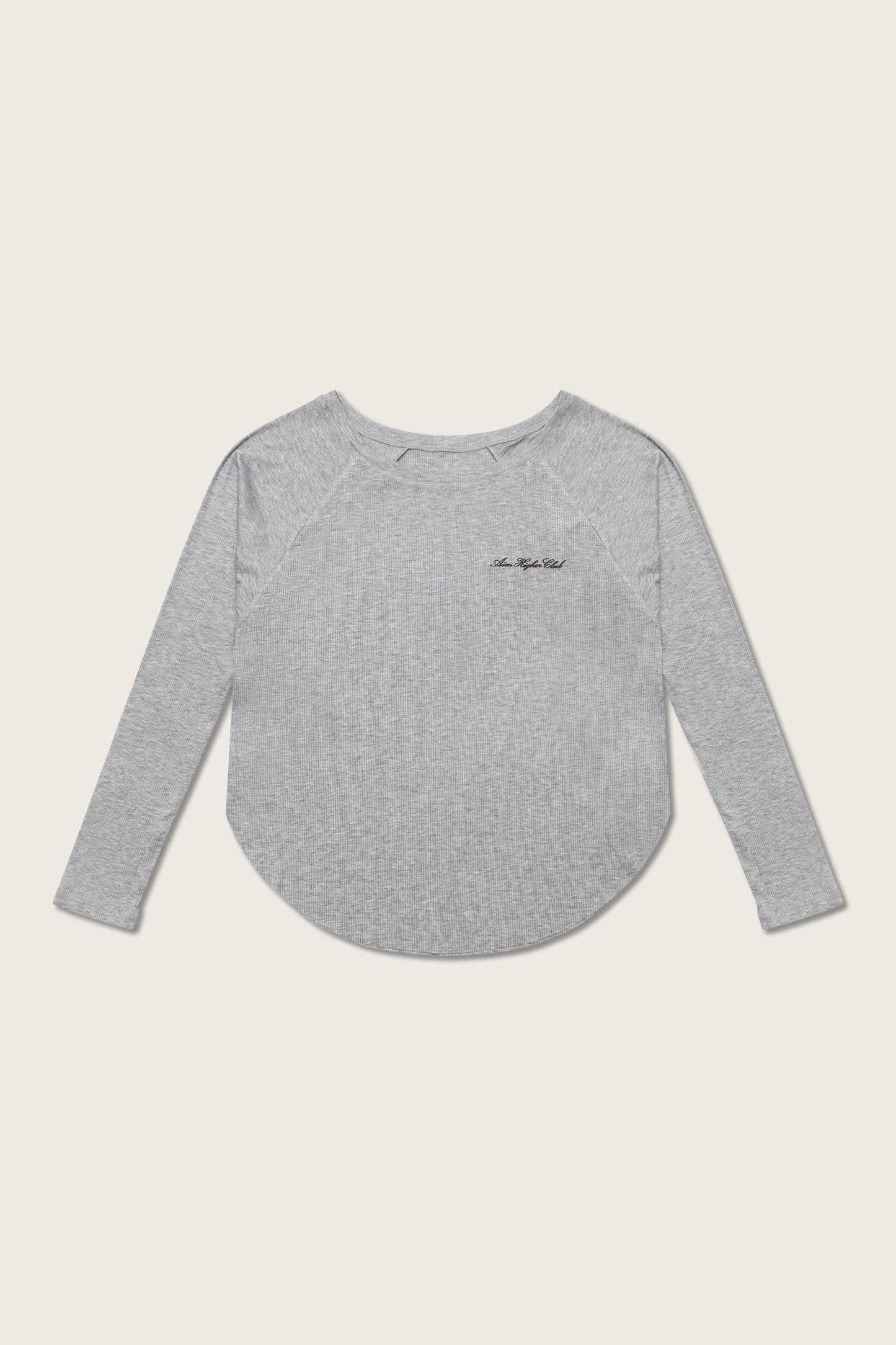 Aim Higher Club 2-Way Long Sleeve Top/ Flecking Grey