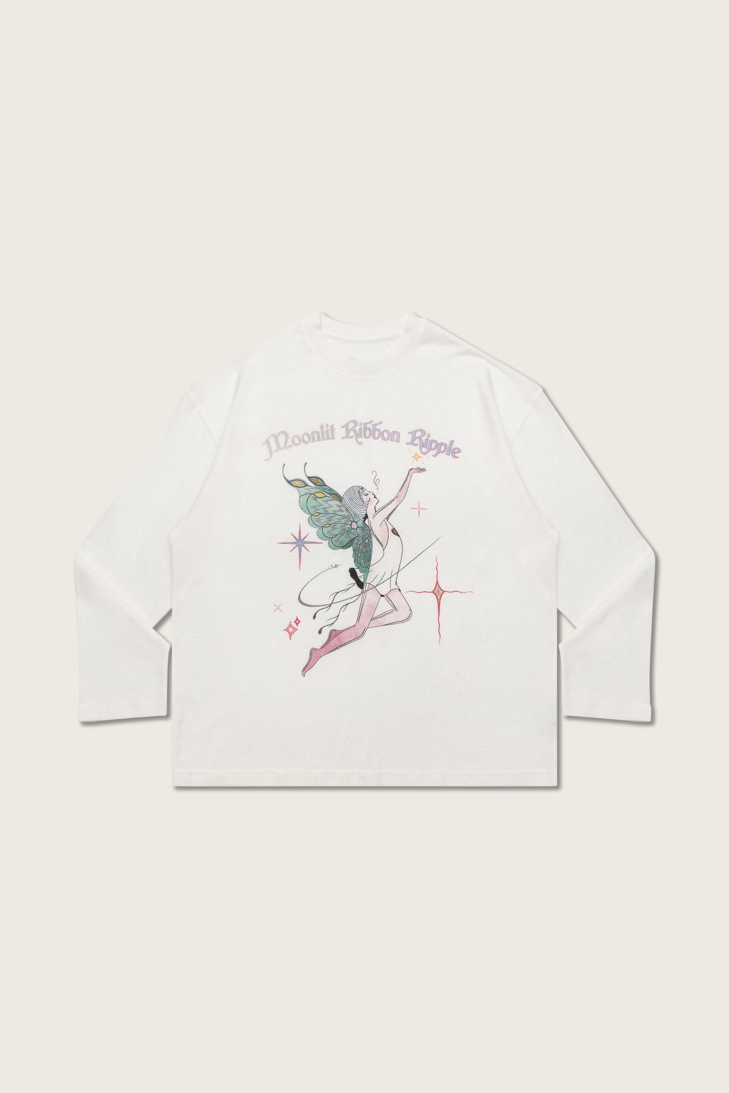 Aim Higher Club X Spellman Graphics Long Tee/ Off White