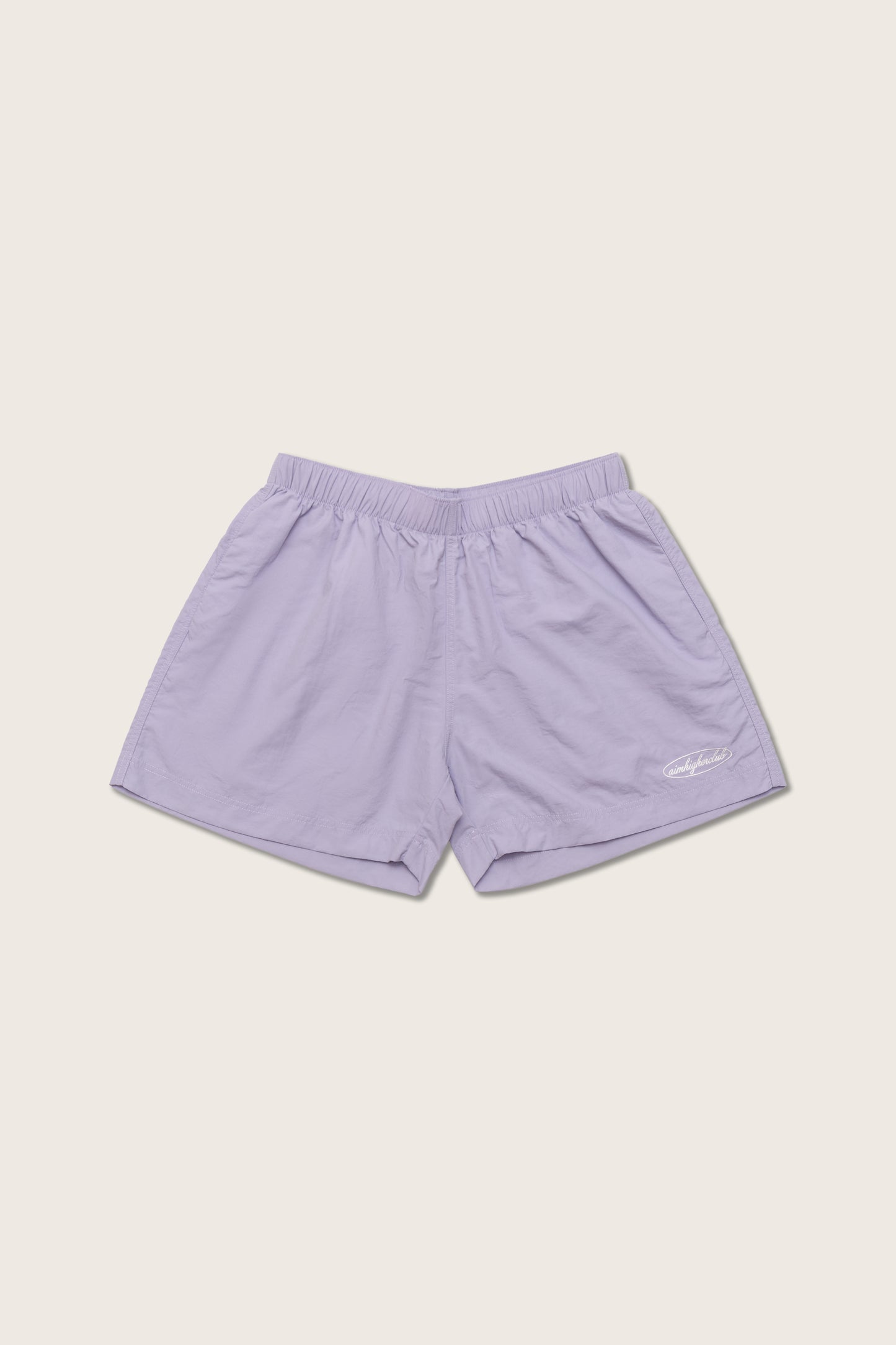 Aim Higher Club Women Oval Logo Nylon Shorts/ Baby Purple