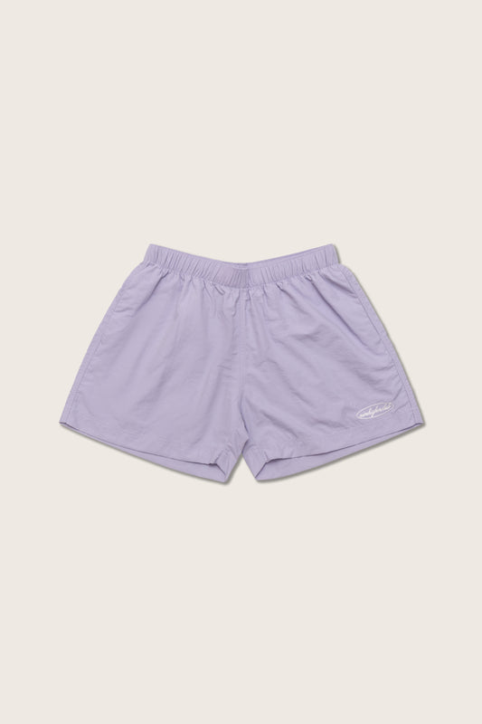 Aim Higher Club Women Oval Logo Nylon Shorts/ Baby Purple