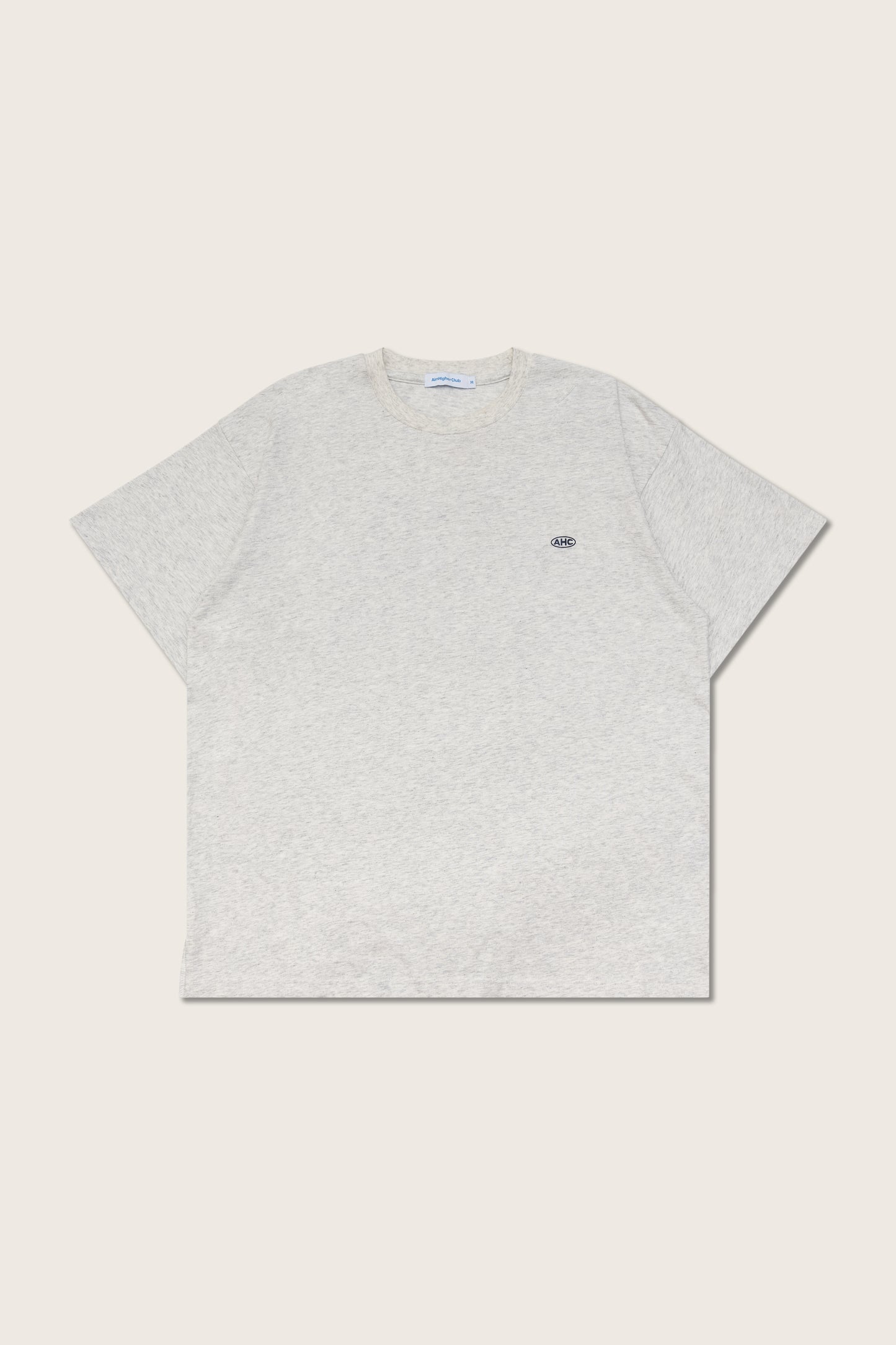 Aim Higher Club Logo Tee/ Light Flecking Grey
