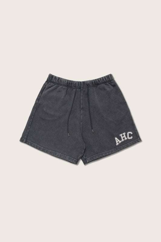 Aim Higher Club College Sweat Shorts For Him/ Washed Charcoal