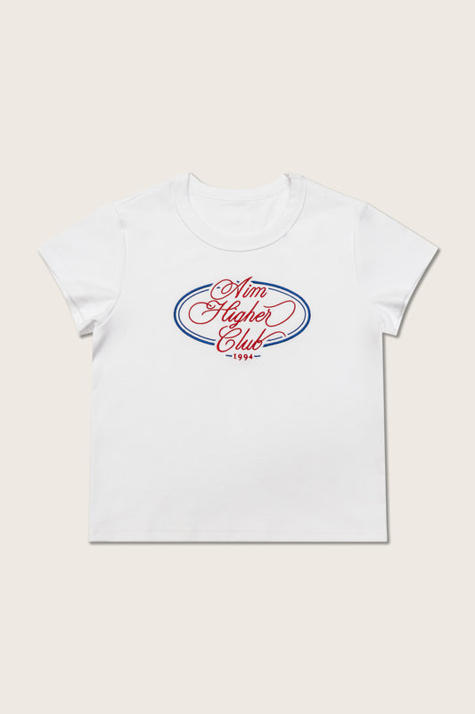 Aim Higher Club Women Basic Tee/ Off White