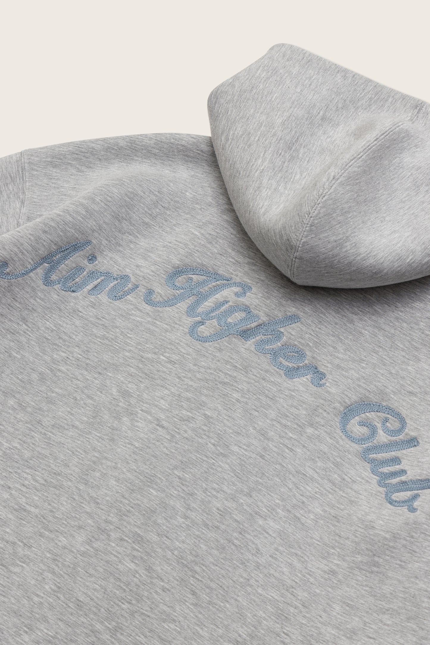 Aim Higher Club Cloud Zip Up Hoodie/ Flecking Grey