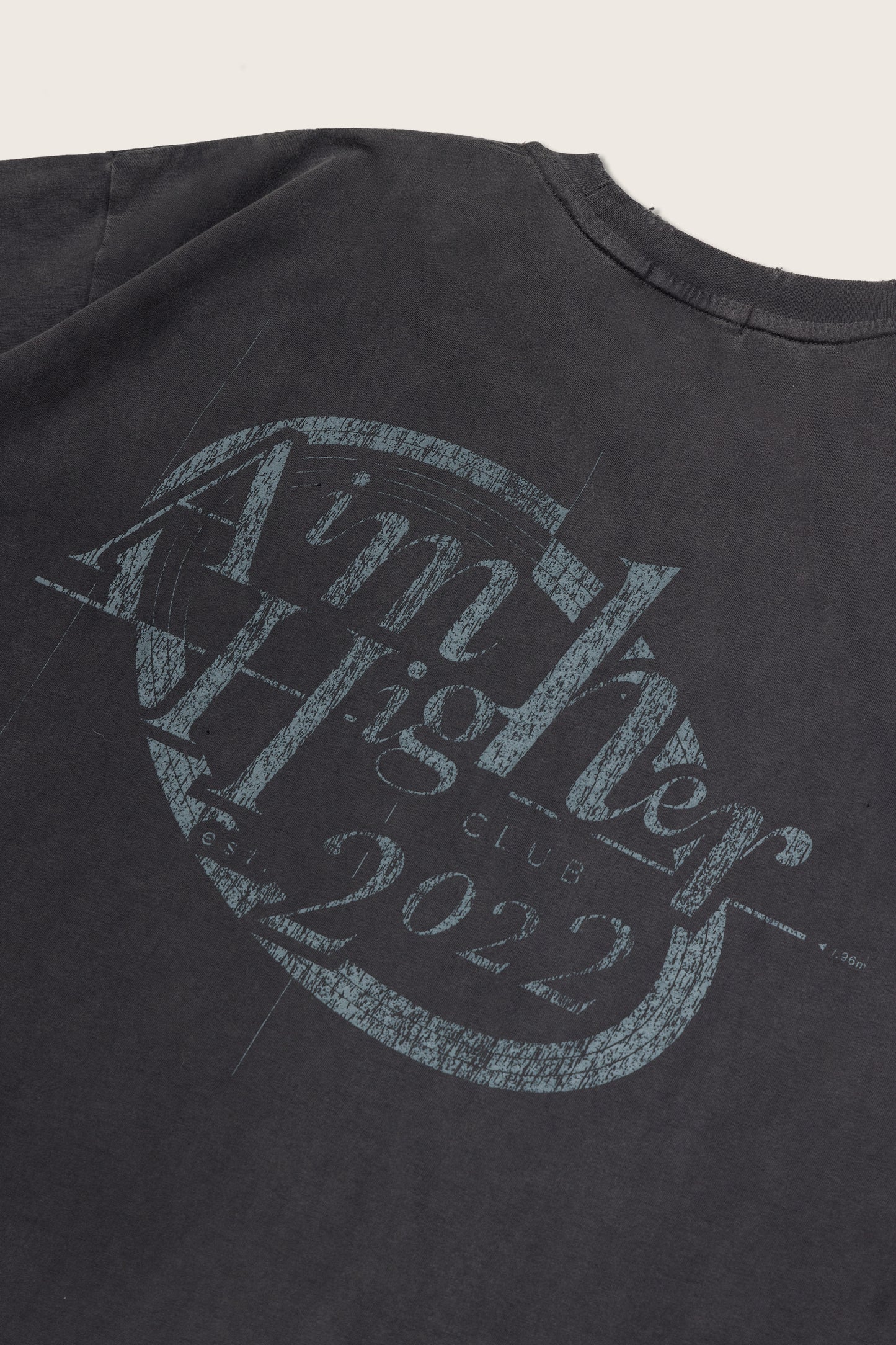 Aim Higher Club Graphic Tee/ Washed Grey