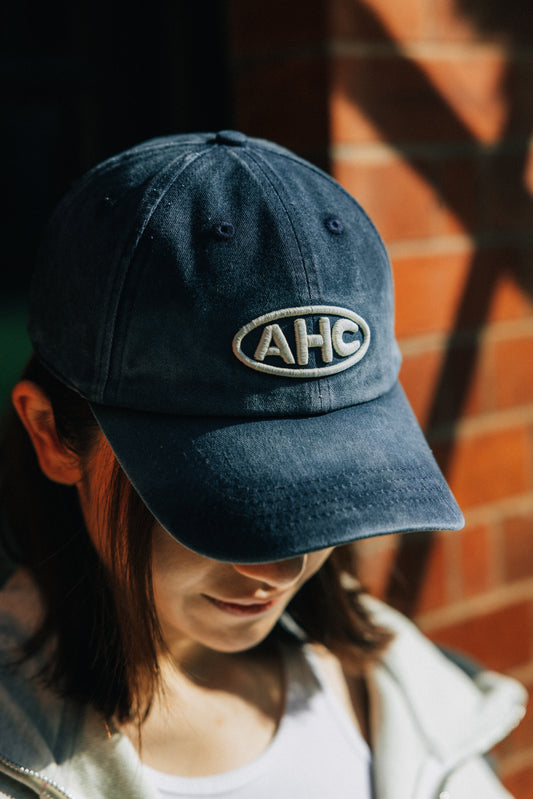 Aim Higher Club Gradient Oval Logo Cap / Washed Navy