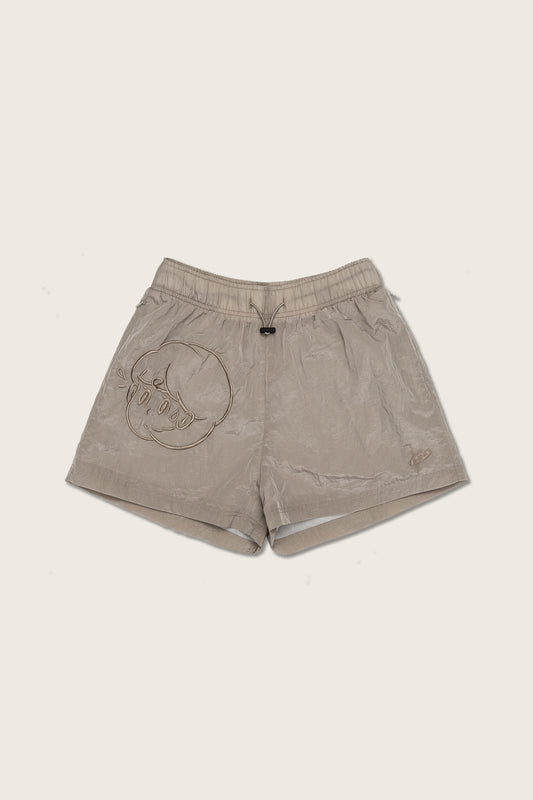 Aim Higher Club X Peep Nylon Shorts/ Beige