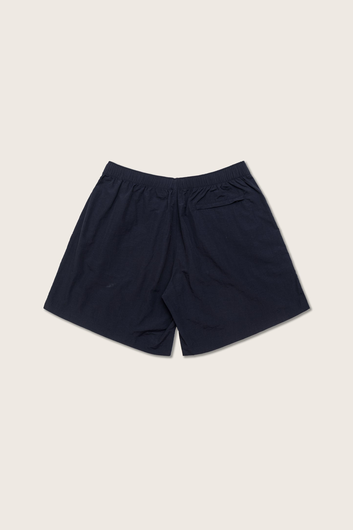 Aim Higher Club Unisex Retro Oval Logo Nylon Shorts/ Navy