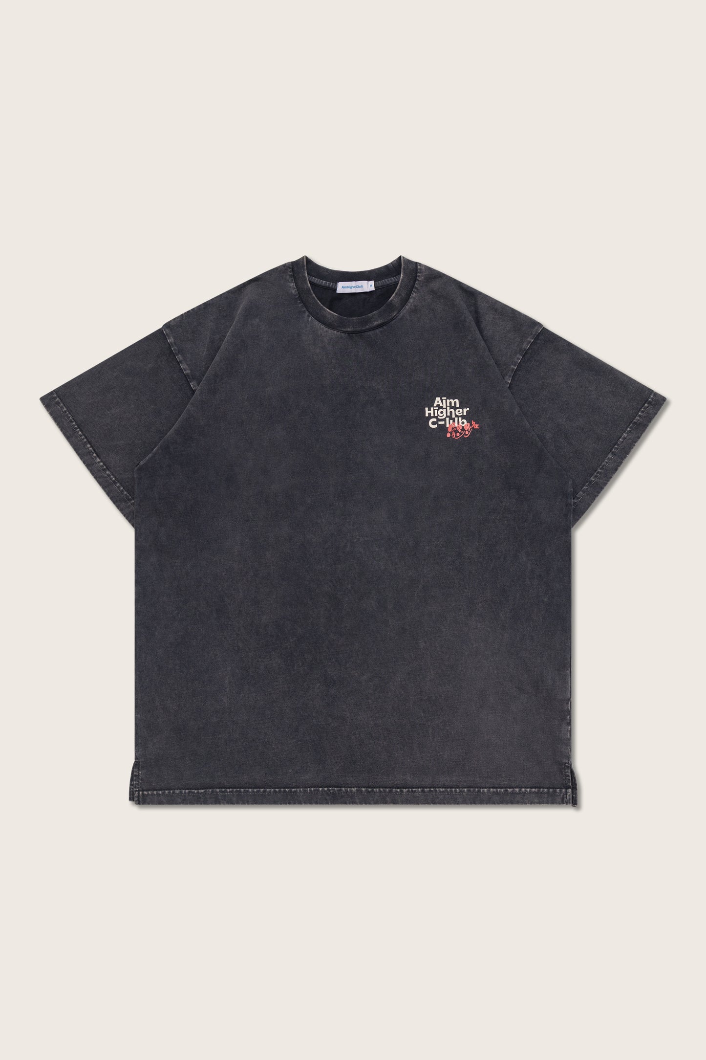 Aim Higher Club x SportsRoad 撐起港隊 Tee/ Washed Charcoal