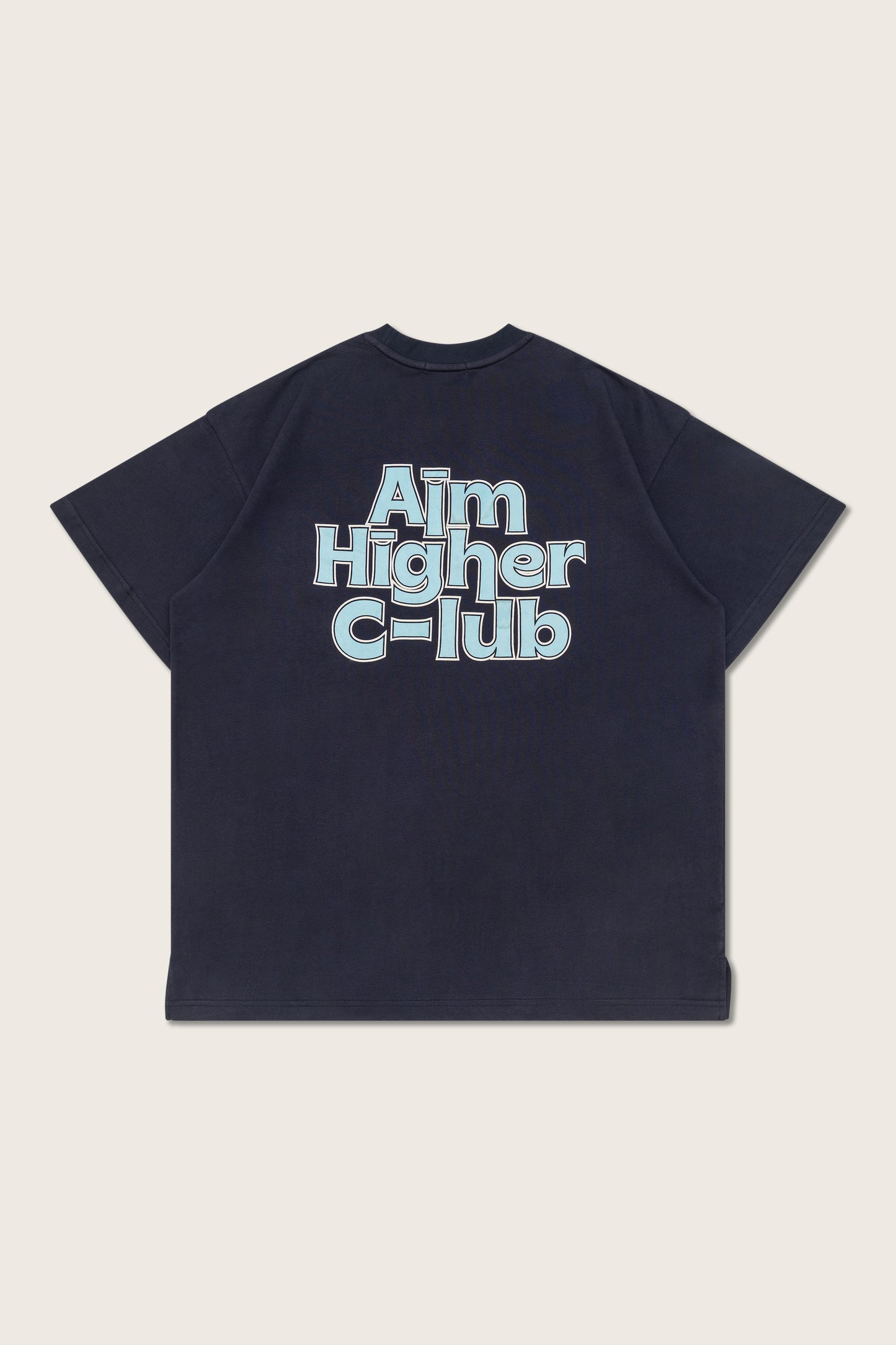Aim Higher Club Unisex Logo Tee/ Navy