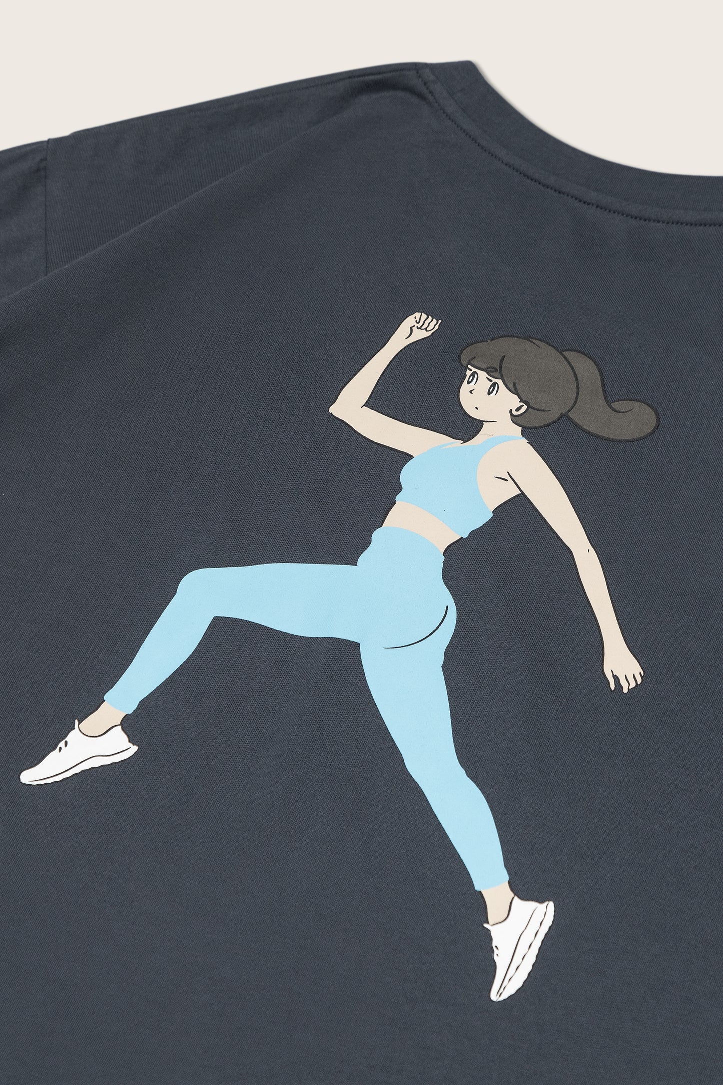 Aim Higher Club X PEEP Graphic Tee/ Charcoal Blue