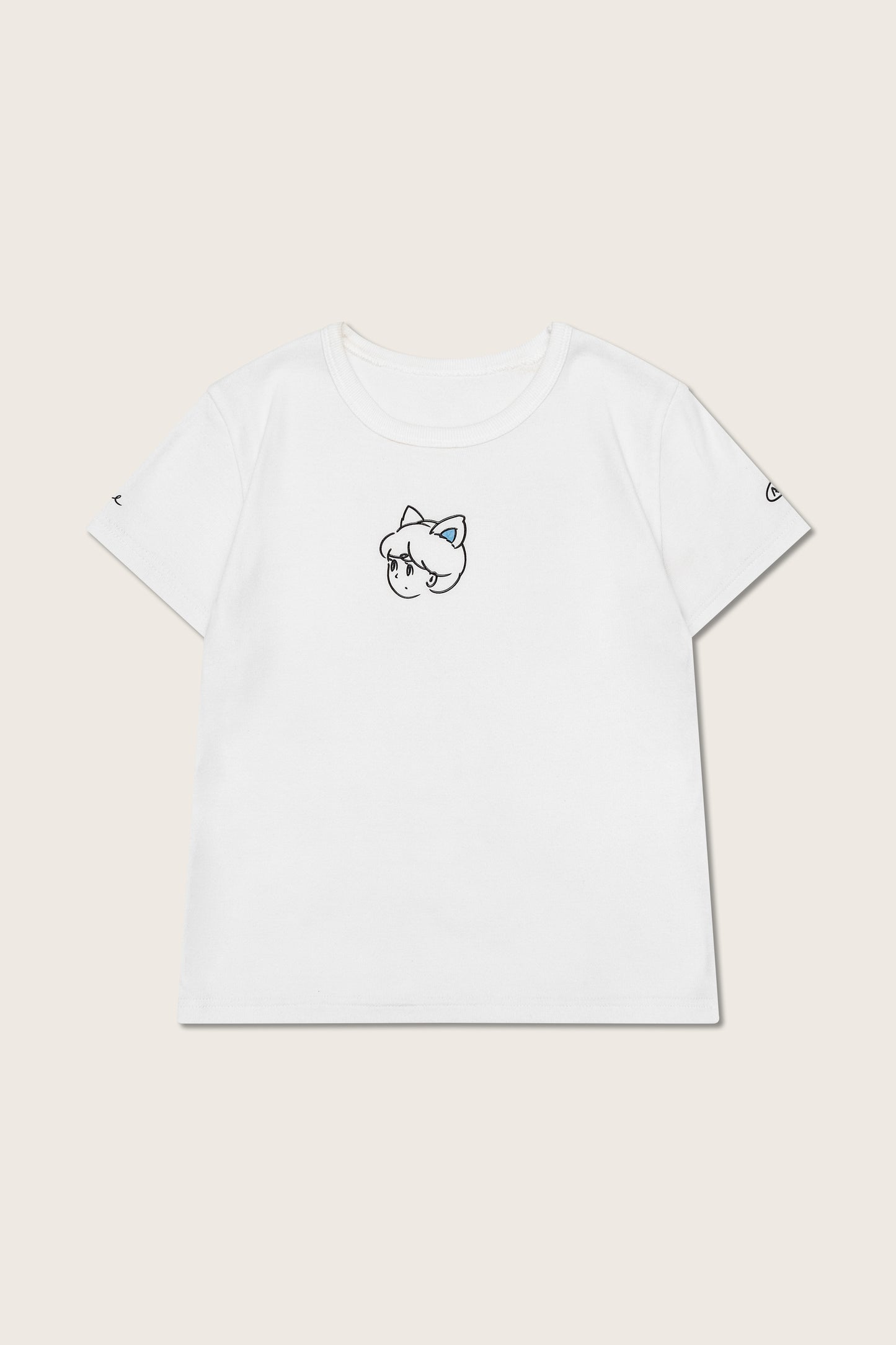 Aim Higher Club X PEEP Baby Tee/ White