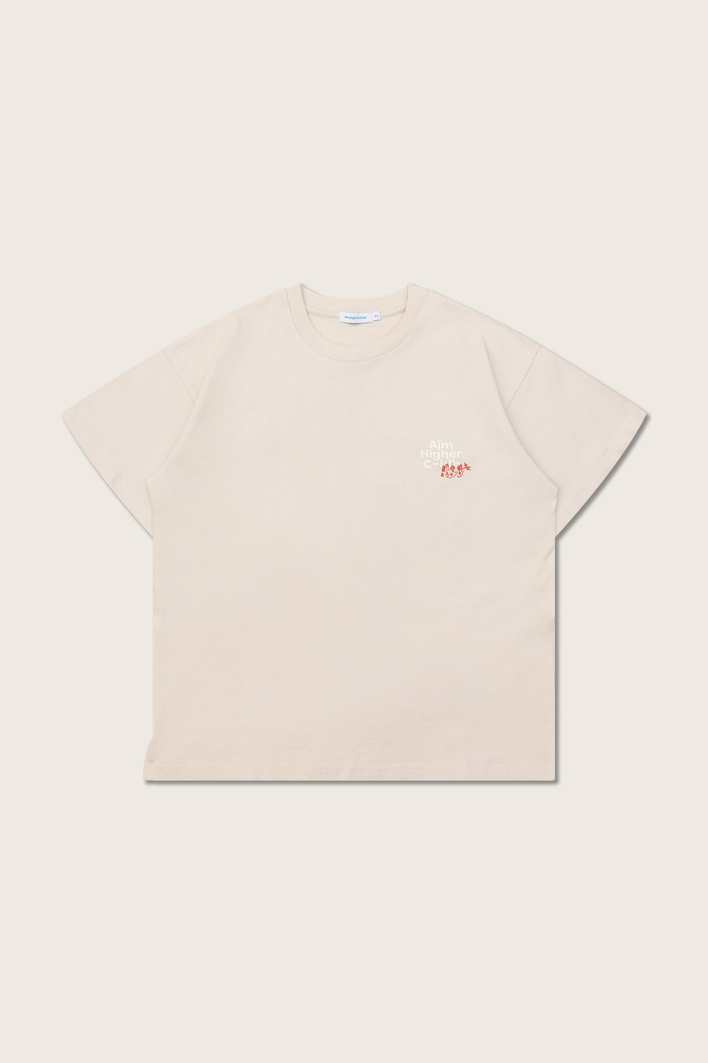 Aim Higher Club x SportsRoad 撐起港隊 Tee/ Beige