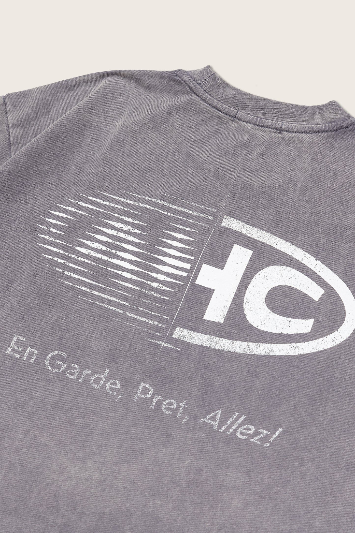 Aim Higher Club x Ryan Choi Logo Tee/ Washed Light Grey