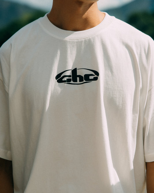 Aim Higher Club Track Graphic Tee/ Off White