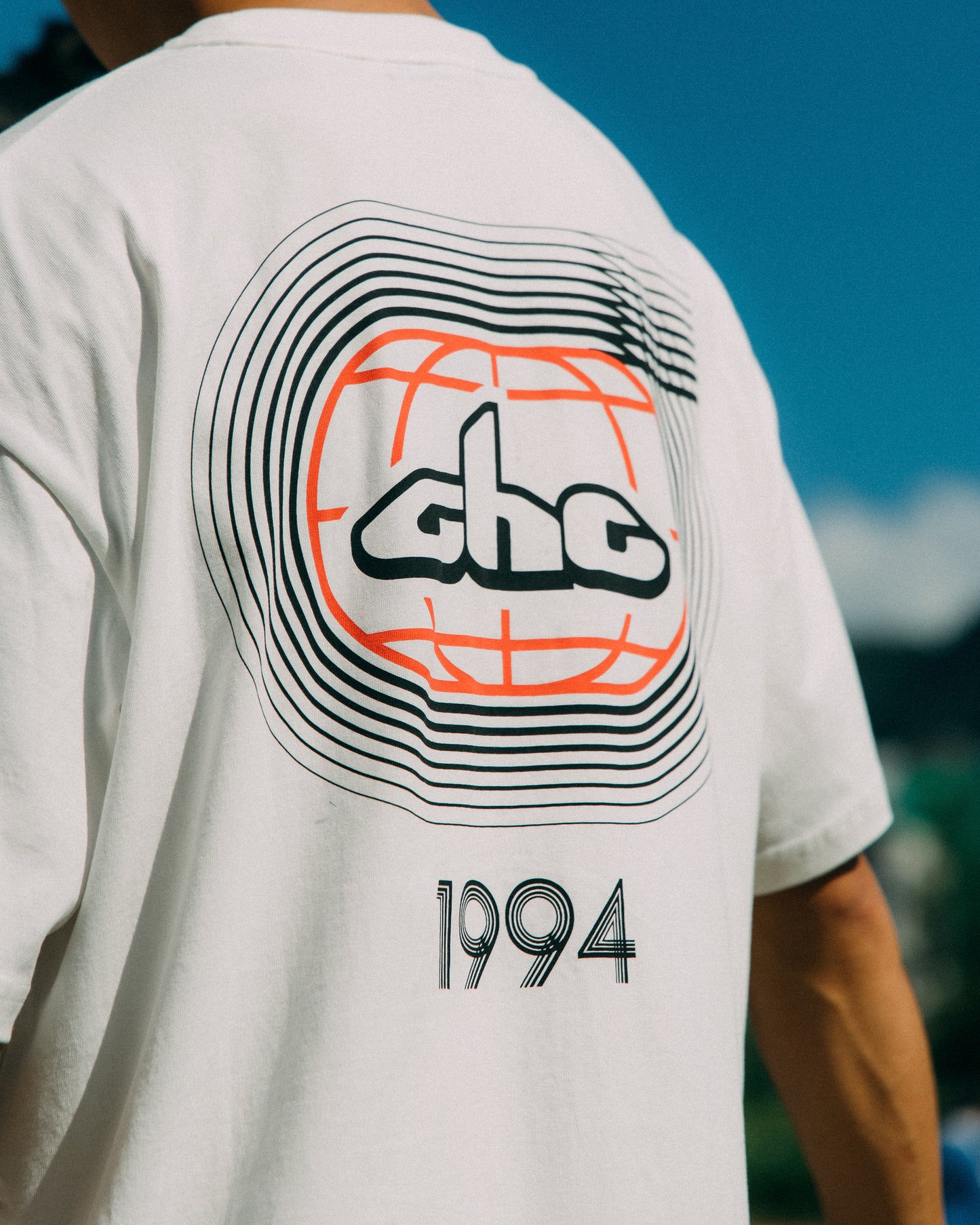 Aim Higher Club Track Graphic Tee/ Off White
