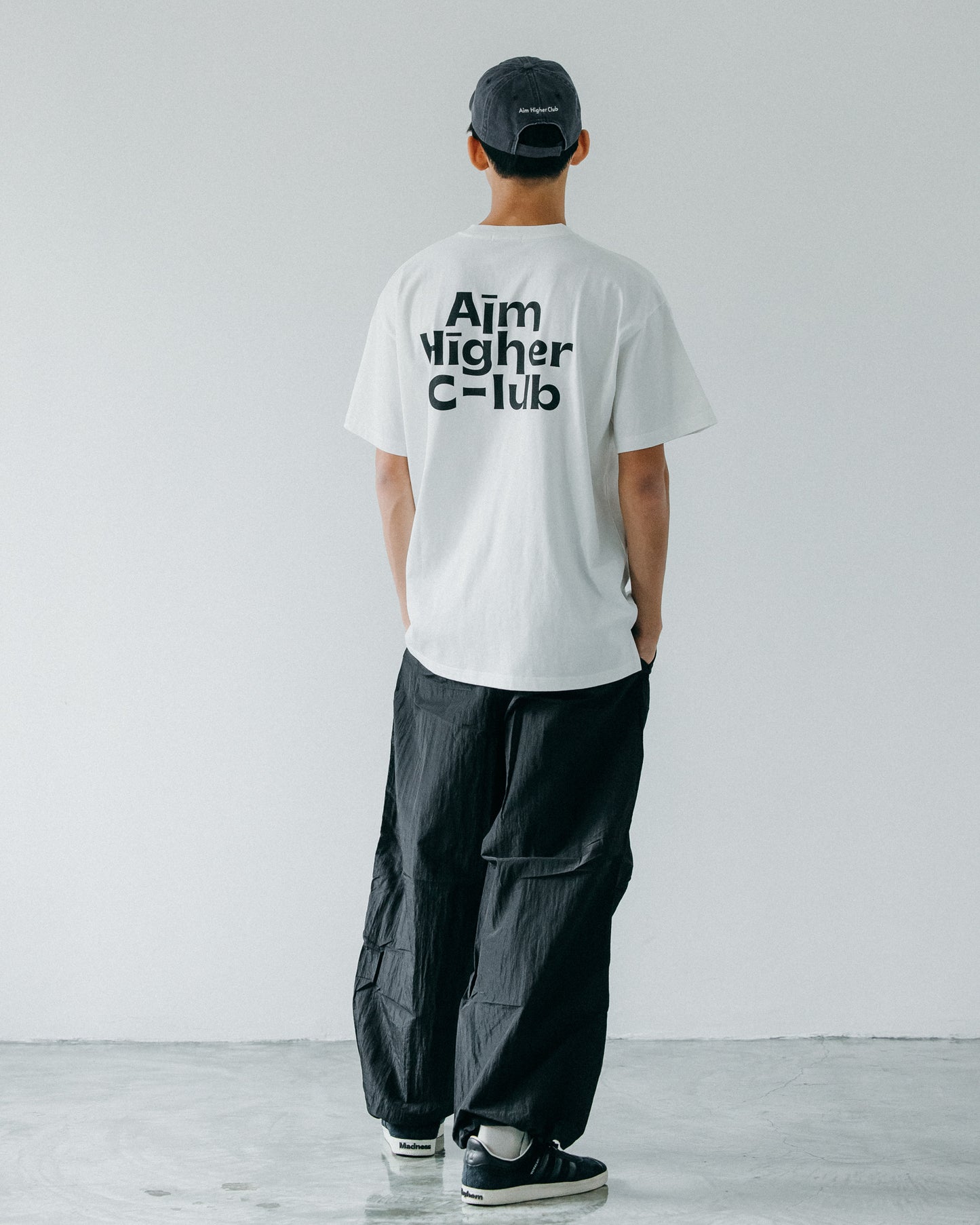 Aim Higher Club Unisex Logo Tee/ White