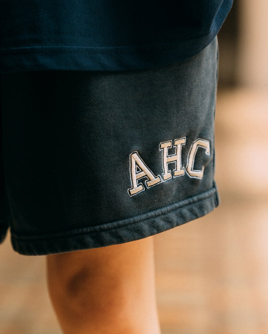 Aim Higher Club College Sweat Shorts For Him/ Washed Charcoal