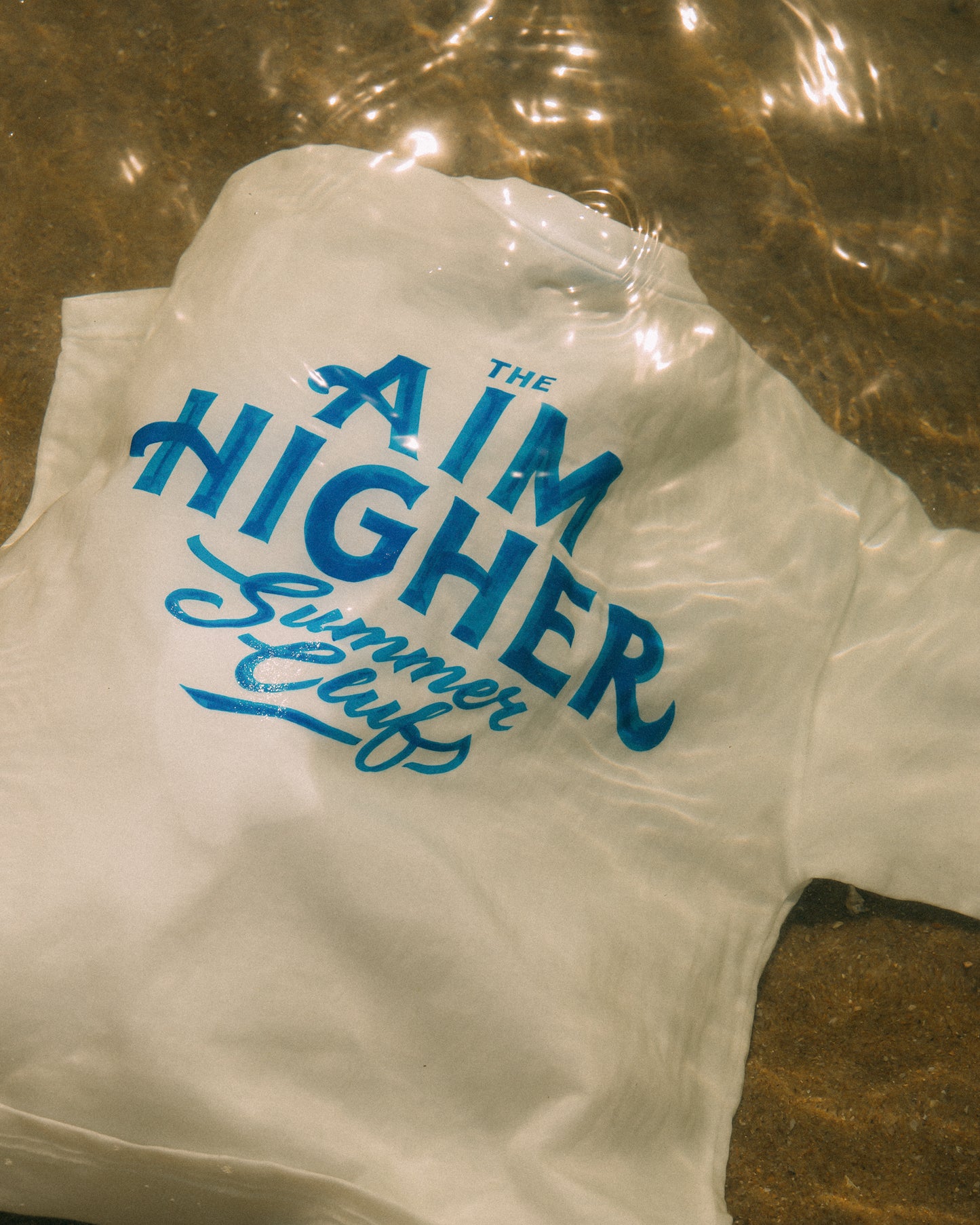 (Pre-Order) Aim Higher Club X Imaginary Mechanic Summer Club Unisex Logo Tee/ White