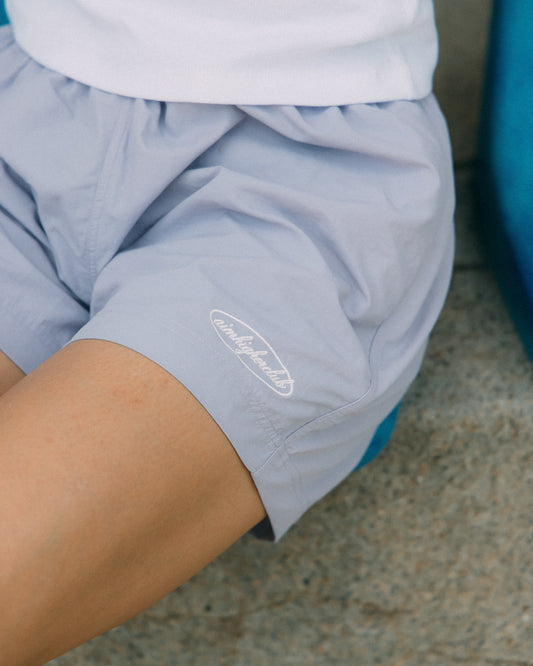 Aim Higher Club Women Oval Logo Nylon Shorts/ Baby Purple