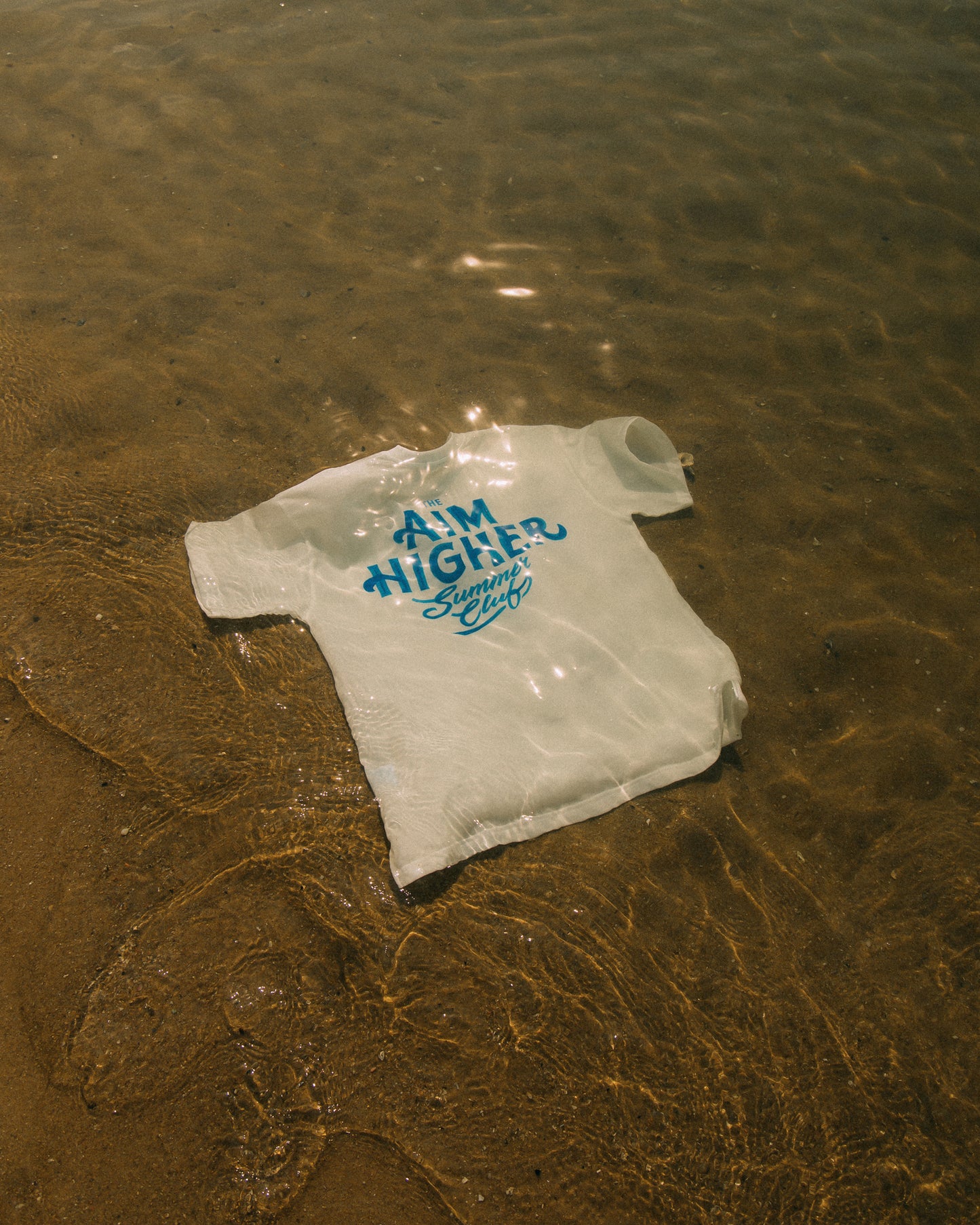 (Pre-Order) Aim Higher Club X Imaginary Mechanic Summer Club Unisex Logo Tee/ White