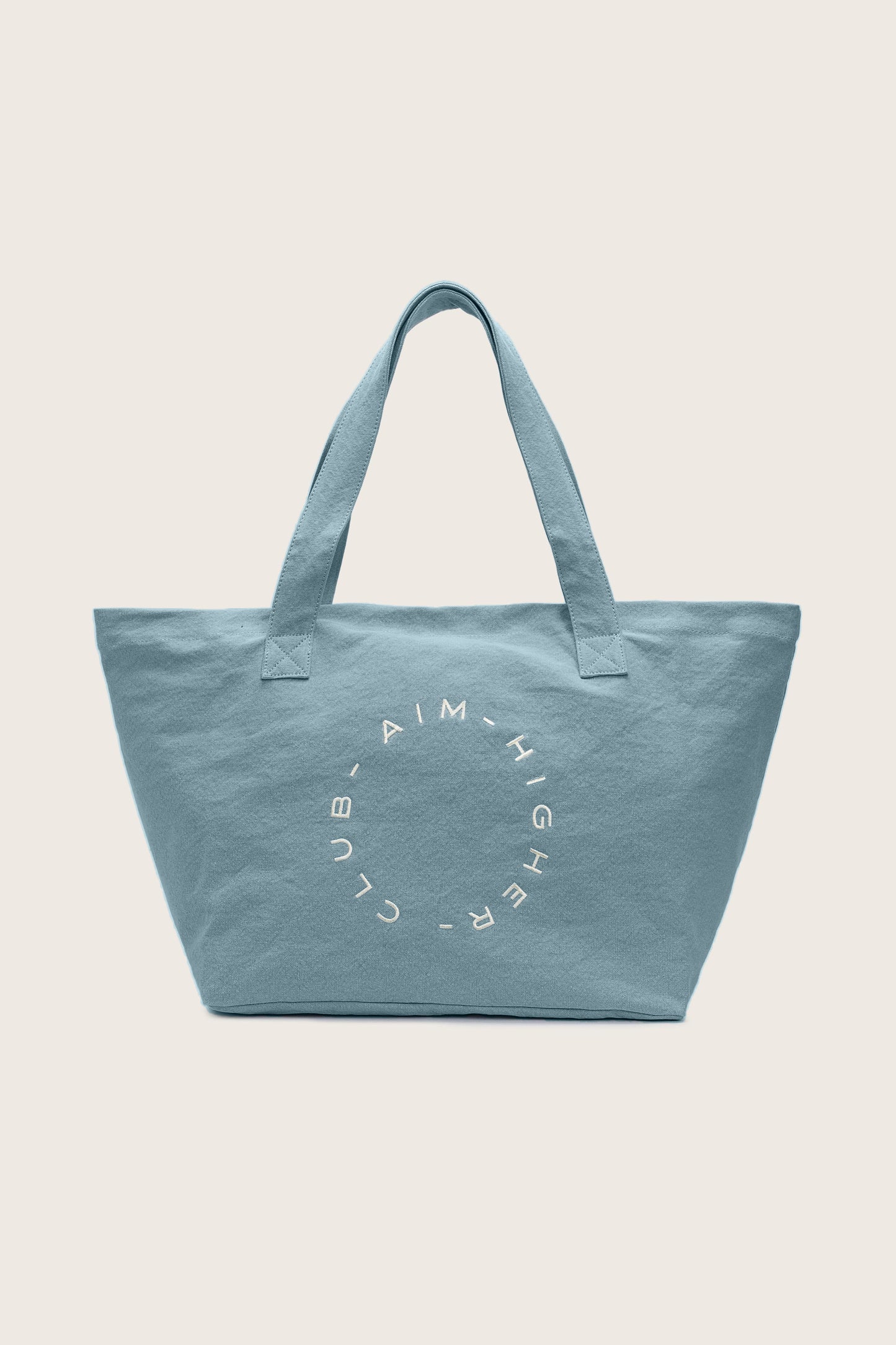 Aim Higher Club Tote Bag/ Water Blue