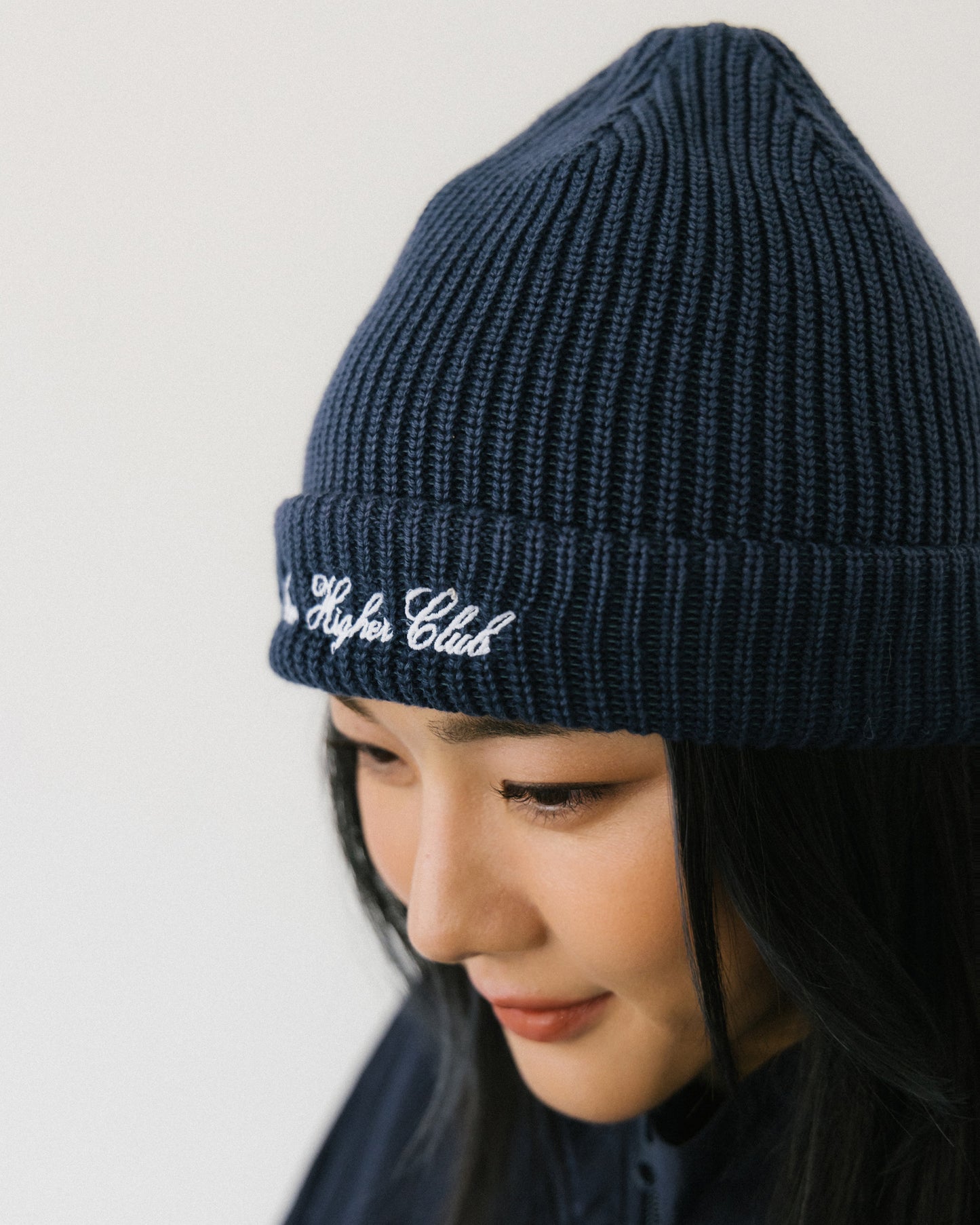 Aim Higher Club Beanie/ Washed Navy
