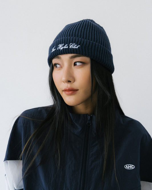 Aim Higher Club Beanie/ Washed Navy