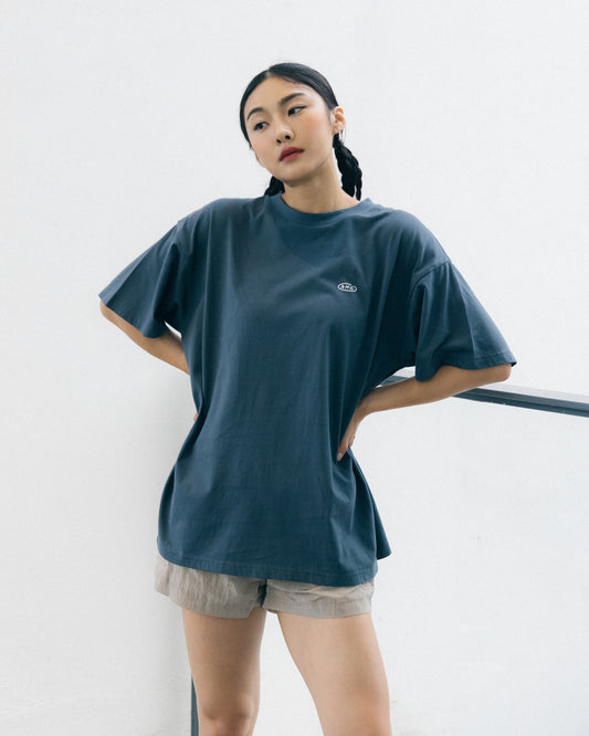 Aim Higher Club X PEEP Graphic Tee/ Charcoal Blue