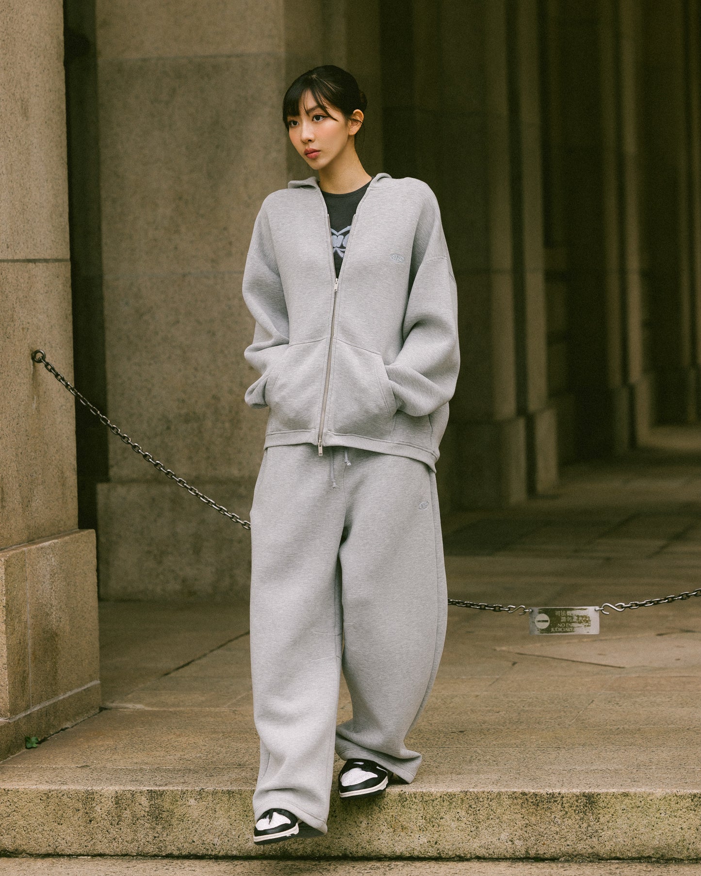 Aim Higher Club Unisex Cloud Sweat Pants/ Flecking Grey