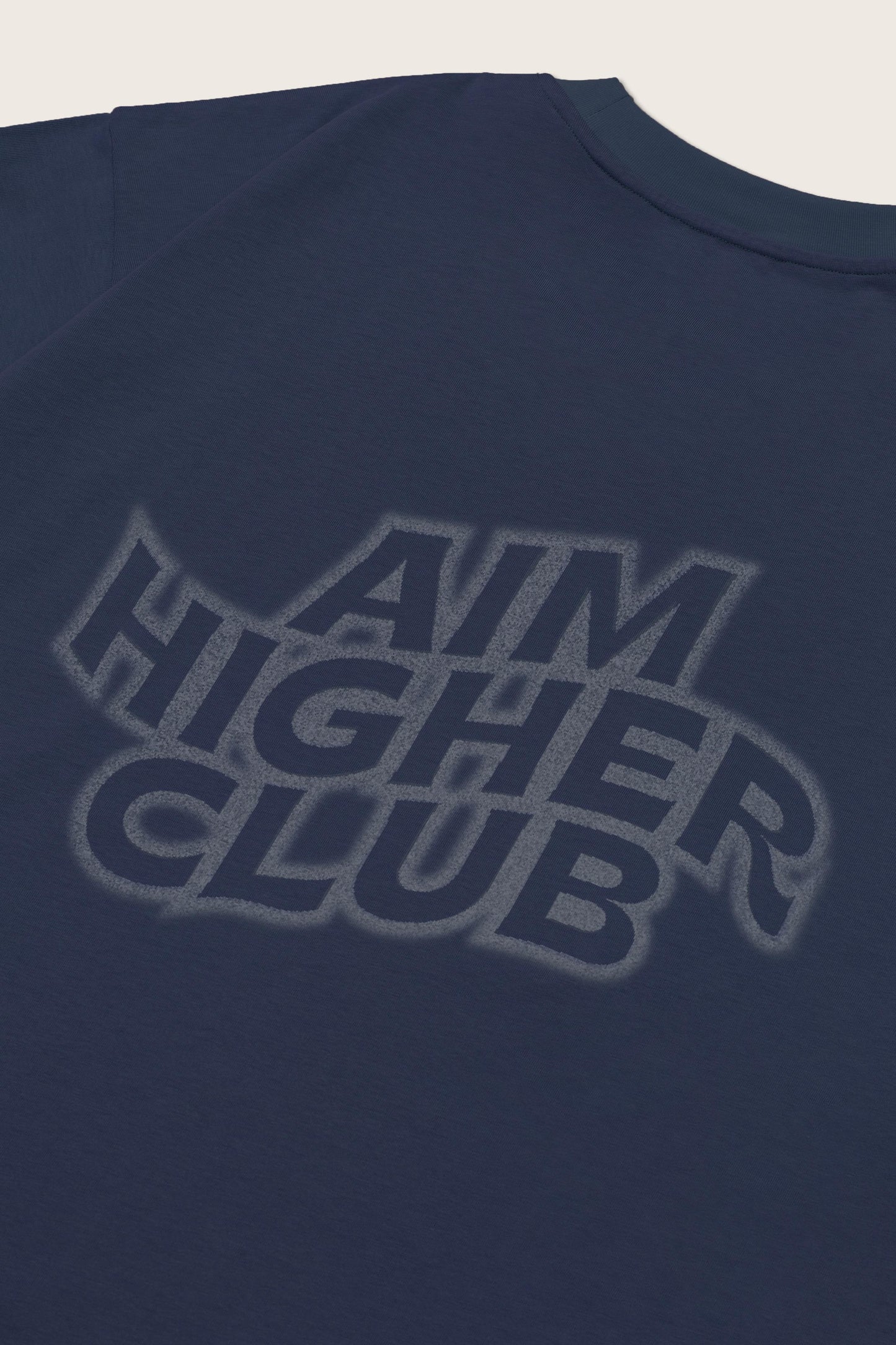 Aim Higher Club Wave Logo Tee/ Navy