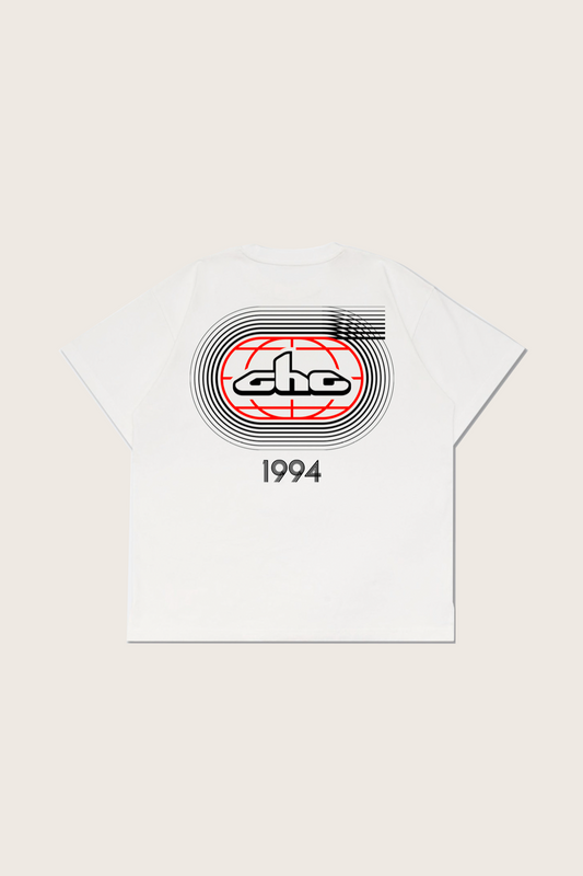 Aim Higher Club Track Graphic Tee/ Off White