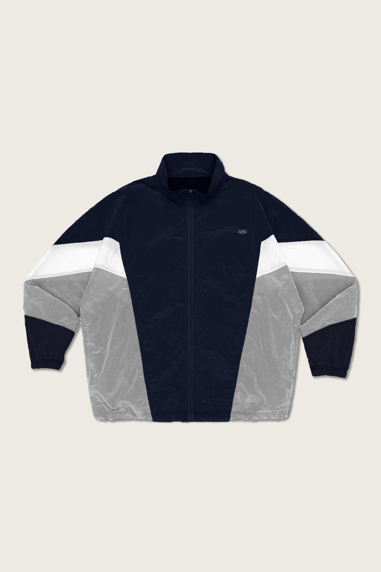 Aim Higher Club 3-Color Tone Unisex Classic Windbreaker/ Navy-Grey