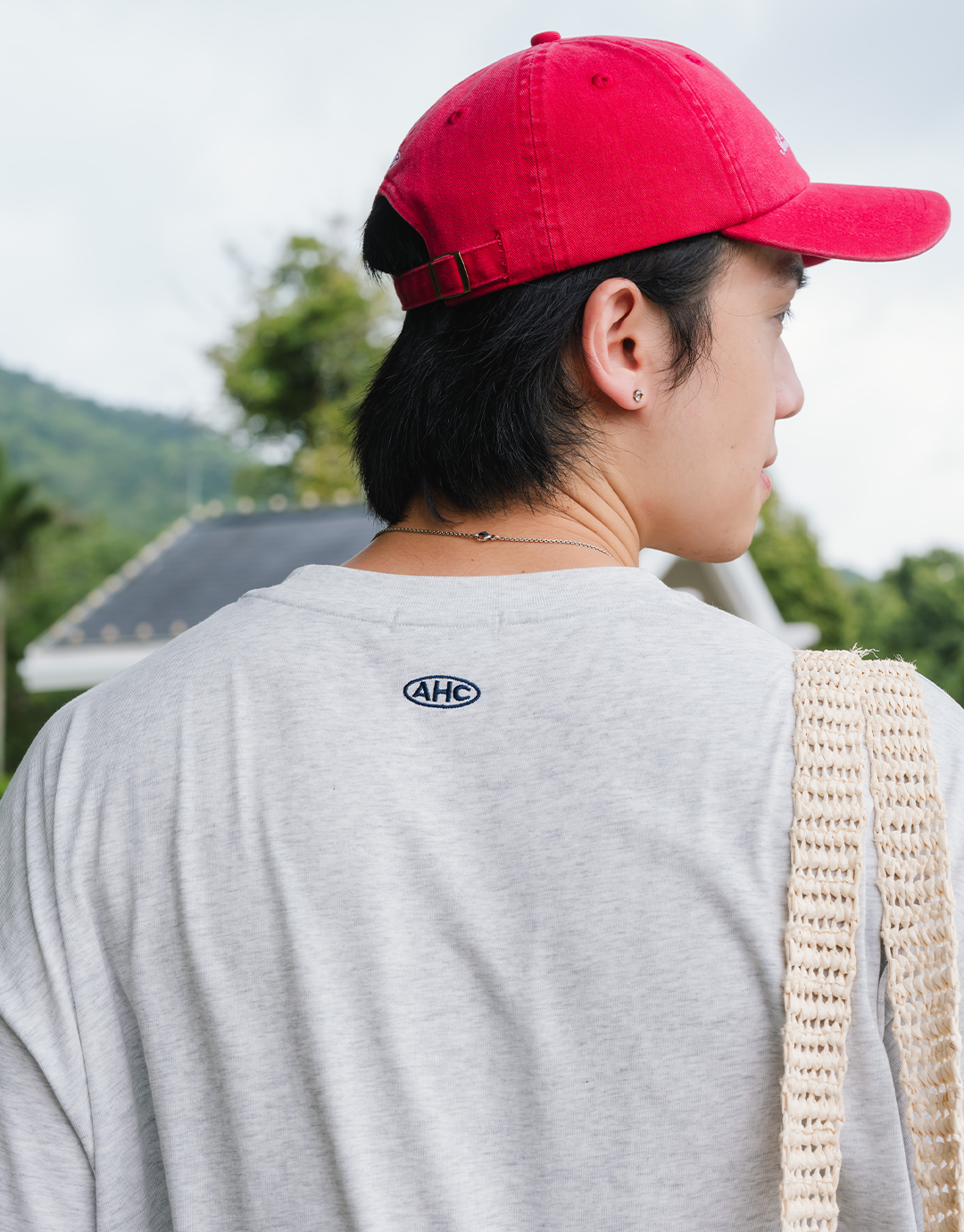 Aim Higher Club High College Unisex Logo Tee/ Flecking Grey