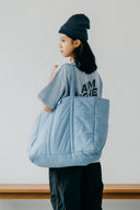 Aim Higher Club Convertible Cloud Tote Bag/ Baby Blue