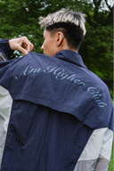 Aim Higher Club Unisex 3-Color Tone Classic Windbreaker/ Navy-Grey