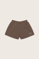 Aim Higher Club Unisex Oval Logo Nylon Shorts/ Brown