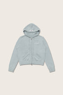 Aim Higher Club Full-Zip Hooded Cardigan/ Mint Grey
