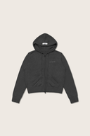 Aim Higher Club Full-Zip Hooded Cardigan/ Dark Grey