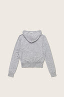 Aim Higher Club Essential Hooded Zip-Up Merino Cardigan/ Flecking Grey