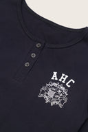 Aim Higher Club Faculty of Sports Henley Neck Long Sleeve Top/ Navy