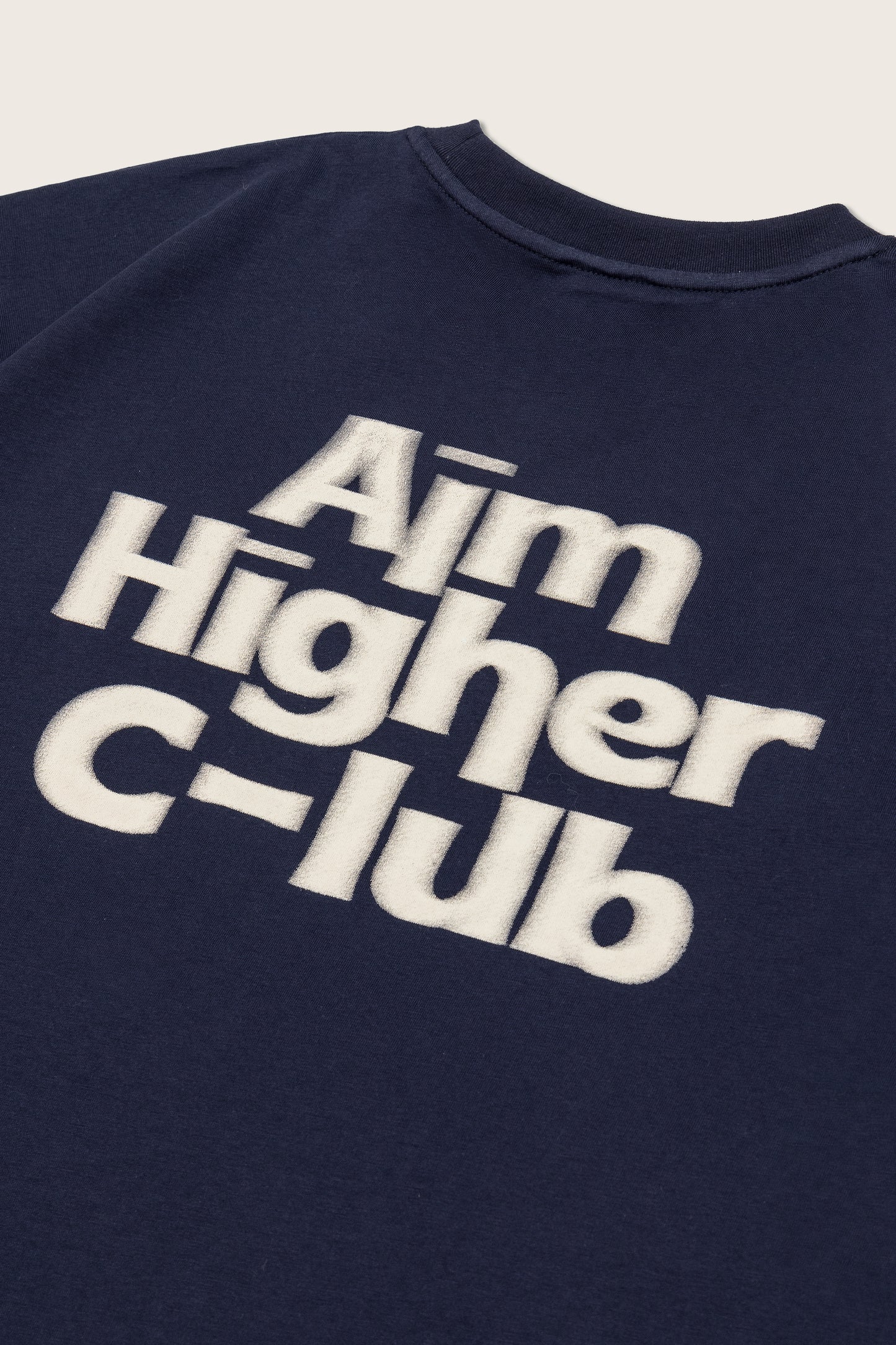 Aim Higher Club Logo Motion Tee/ Navy