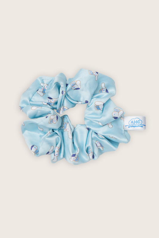 Aim Higher Club ♥ Cinnamoroll Monogram Scrunchie/ Baby Blue