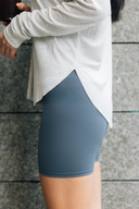 Aim Higher Club Activewear 2-Way Long Sleeve Top/ Flecking Oat