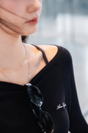 Aim Higher Club Activewear 2-Way Long Sleeve Top/ Black