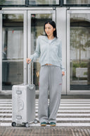 Aim Higher Club Full-Zip Hooded Cardigan/ Mint Grey
