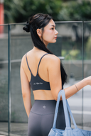 Aim Higher Club Activewear SoftHug Sports Bra/ Grey