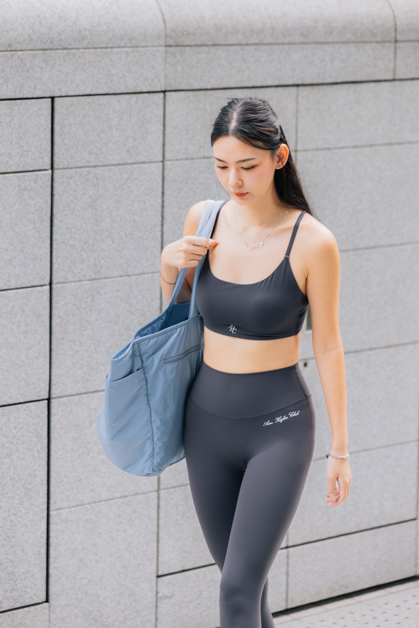 Aim Higher Club SoftHug Sports Bra/ Grey